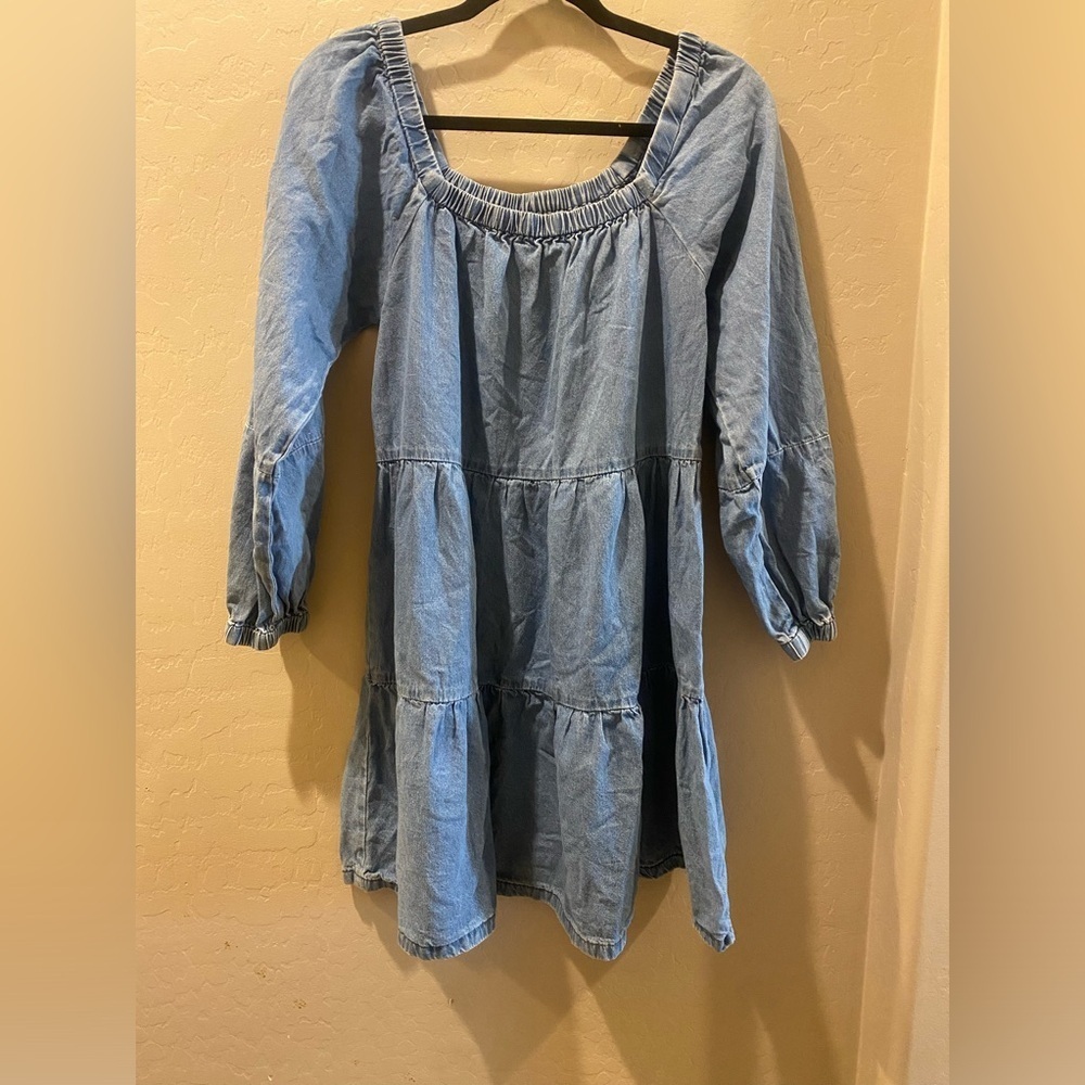 ‼️Denim off shoulder dress‼️